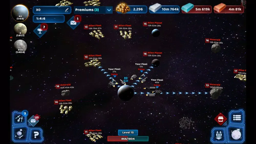 Capturas de tela do Dark Planets - Space Game 2021
