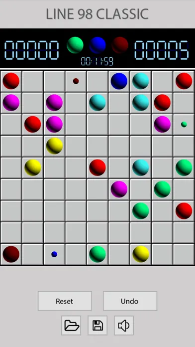 Captures d'écran de Line 98 Classic: Color Ballz