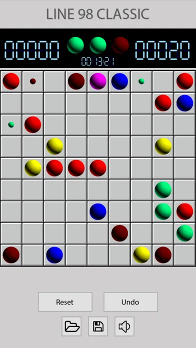 Captures d'écran de Line 98 Classic: Color Ballz