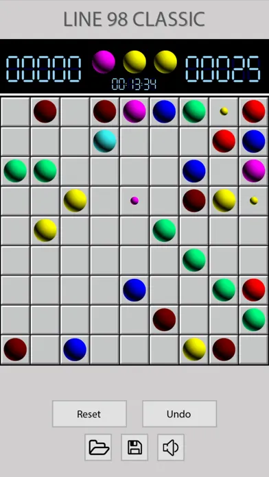 Captures d'écran de Line 98 Classic: Color Ballz