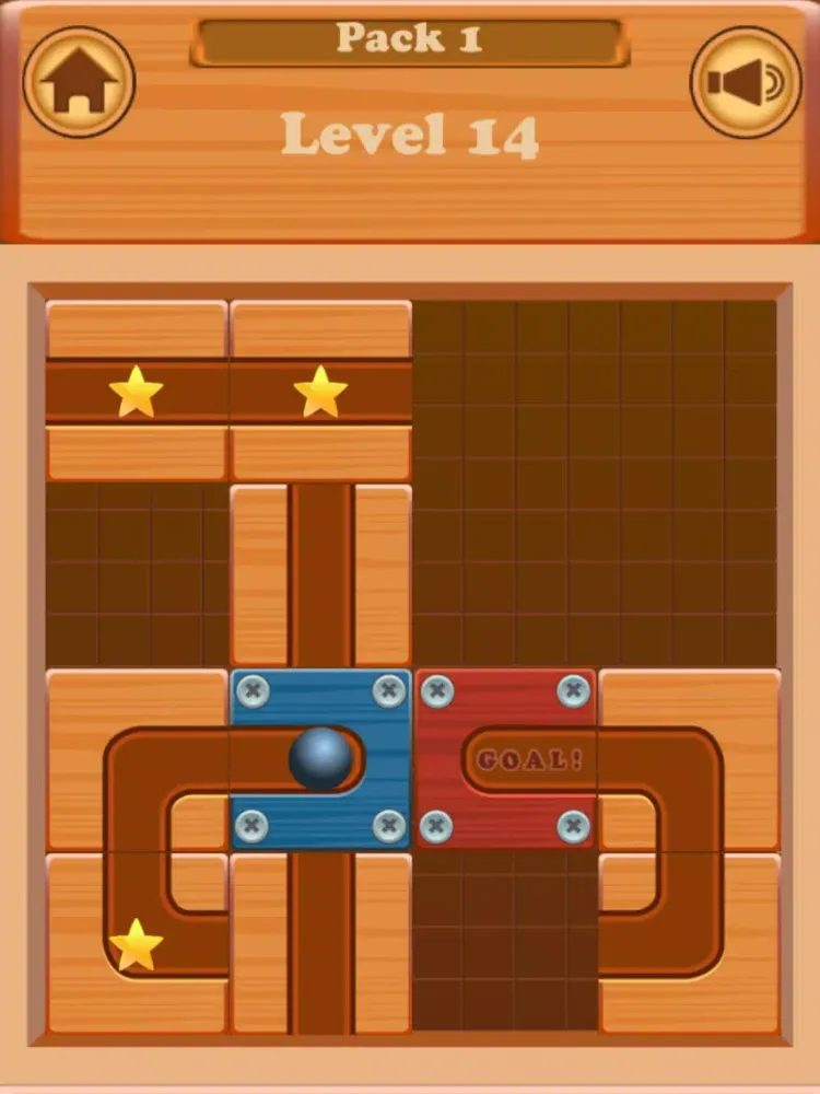 Screenshot di Roll in - Free The Ball Puzzle iPad 