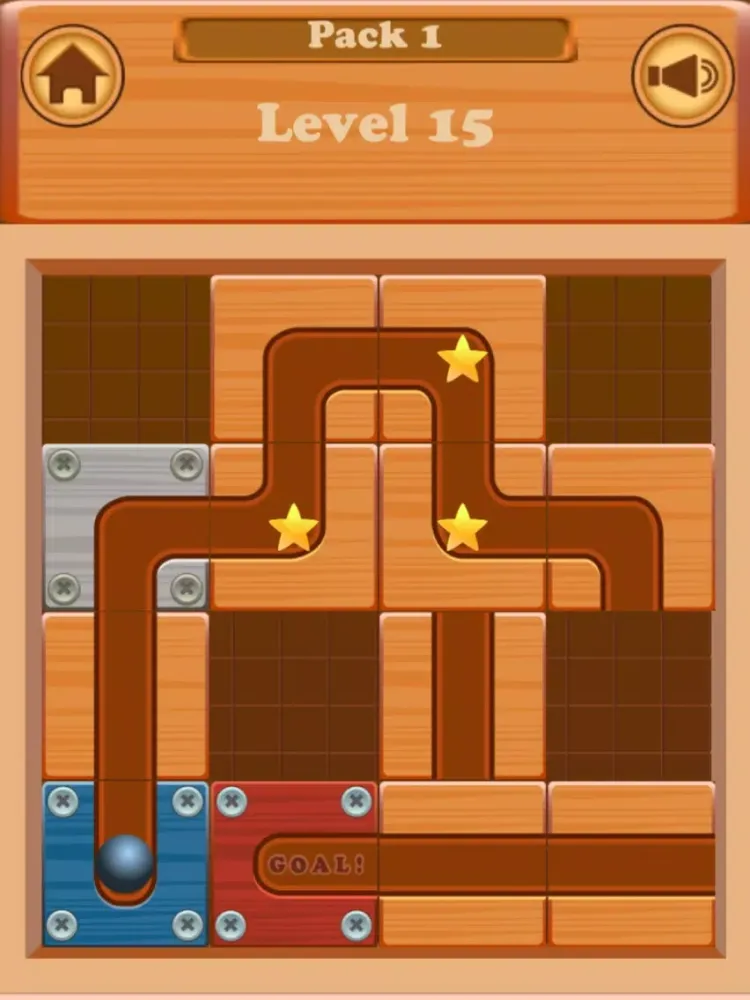 Screenshot di Roll in - Free The Ball Puzzle iPad 