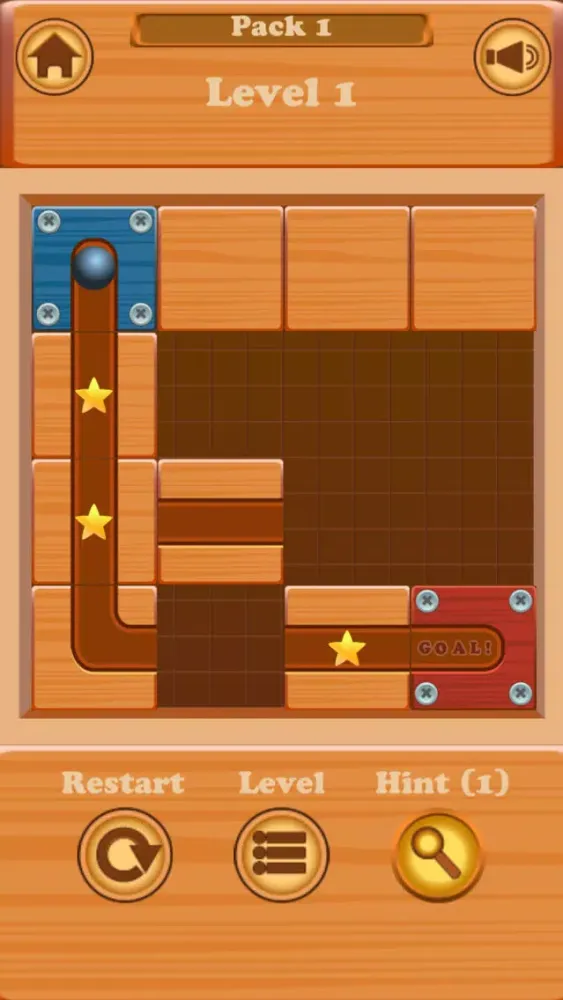 Screenshot di Roll in - Free The Ball Puzzle