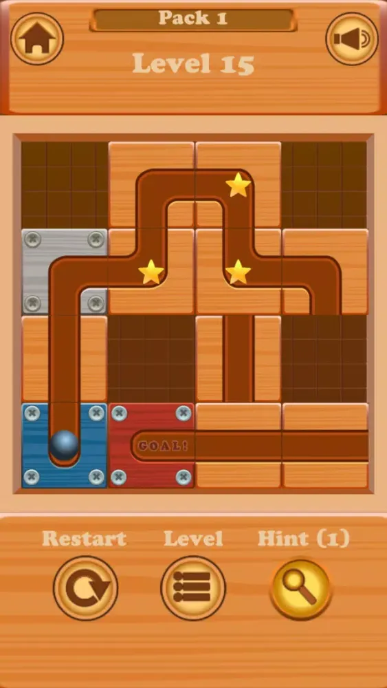 Screenshot di Roll in - Free The Ball Puzzle
