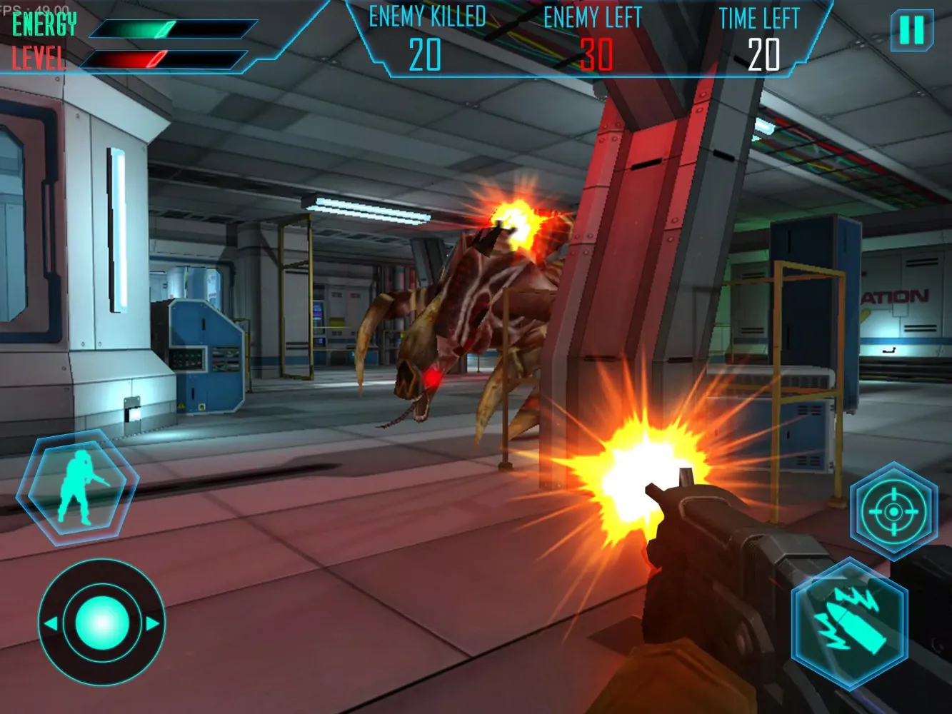 Alien Space Shooter 3D Screenshots