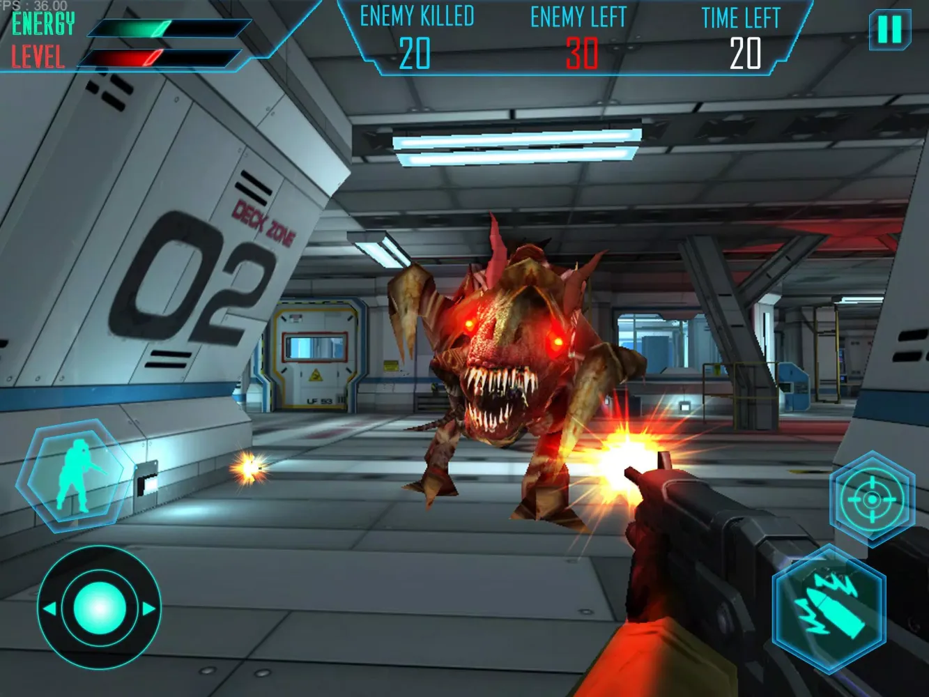 Alien Space Shooter 3D Screenshots