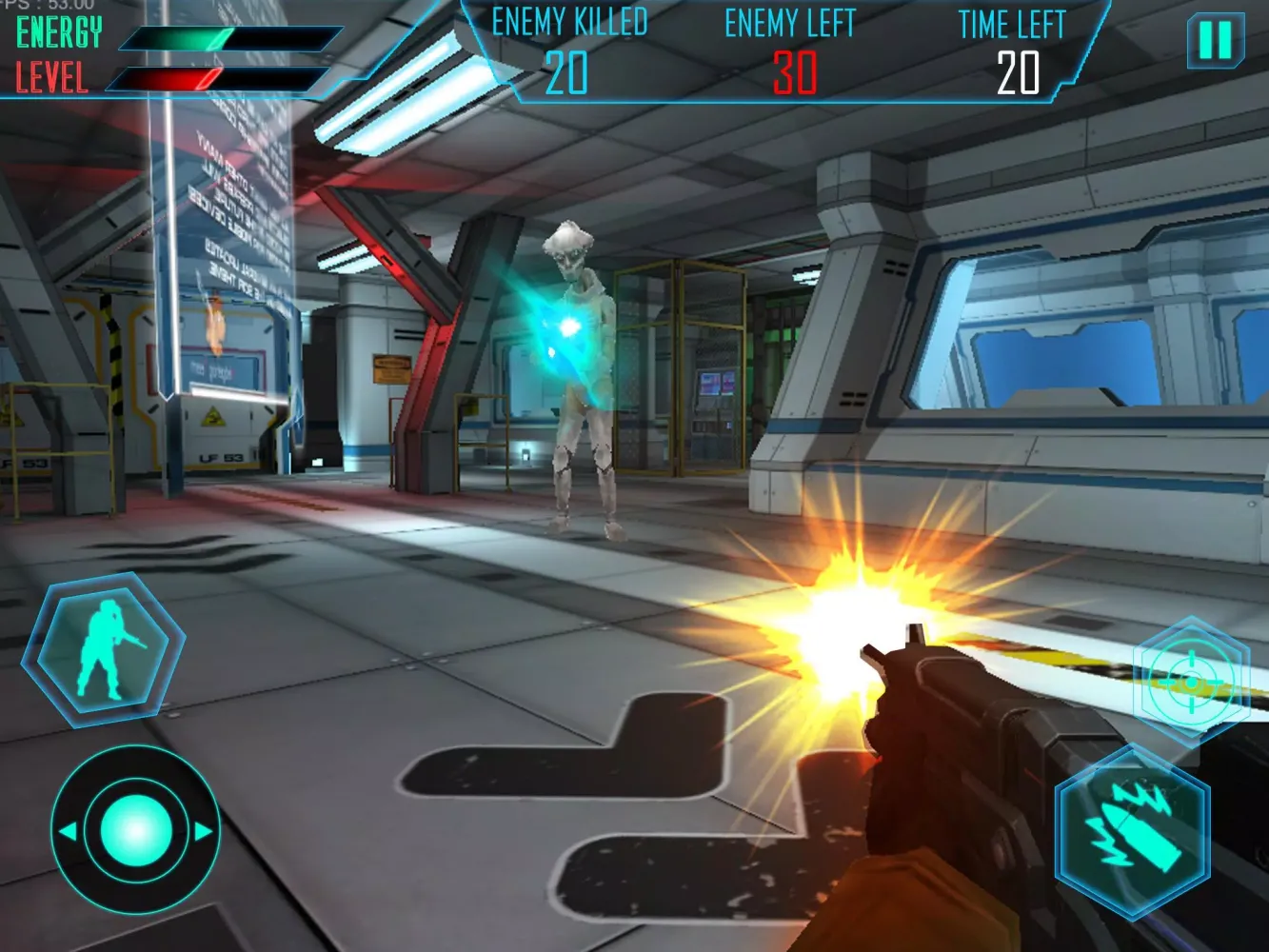 Alien Space Shooter 3D Screenshots