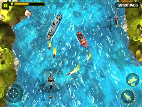 صور Gunship Helicopter Battle 3D iPad 