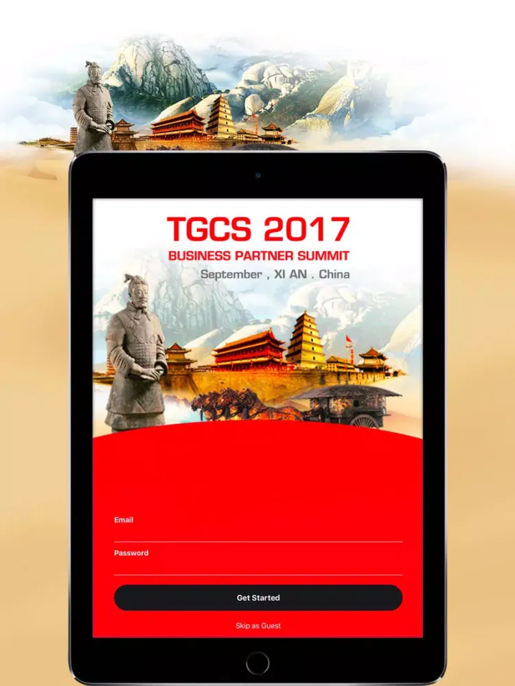 ภาพหน้าจอของ BP Summit 2017 Toshiba Global Comm. iPad 