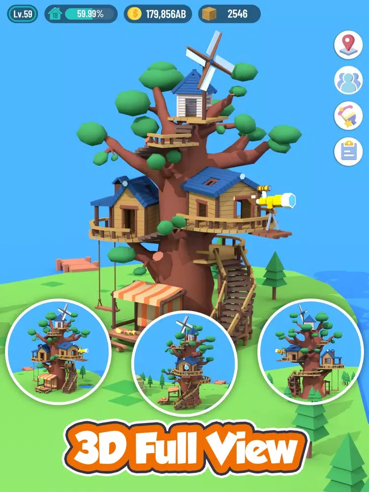 Capturas de pantalla de Idle Island: Build and Survive iPad 