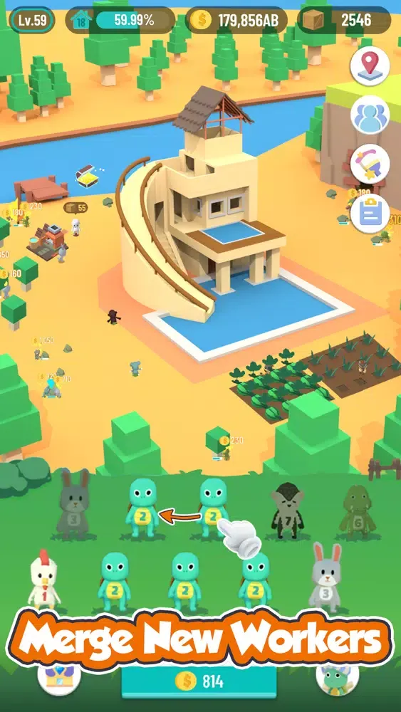 Capturas de pantalla de Idle Island: Build and Survive