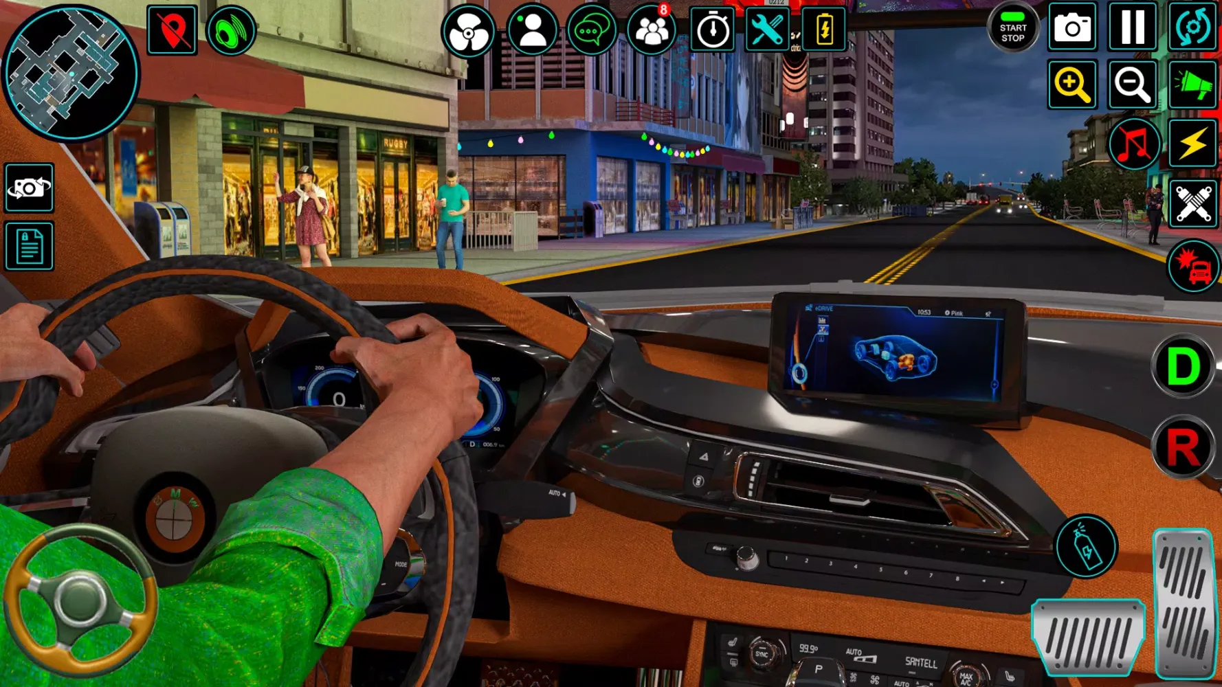 School Car Driving Car Game سکرین شاٹس