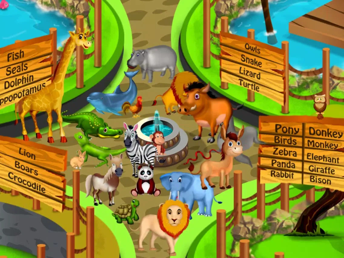 Girls Fun Trip Animal Zoo iPad 應用截圖