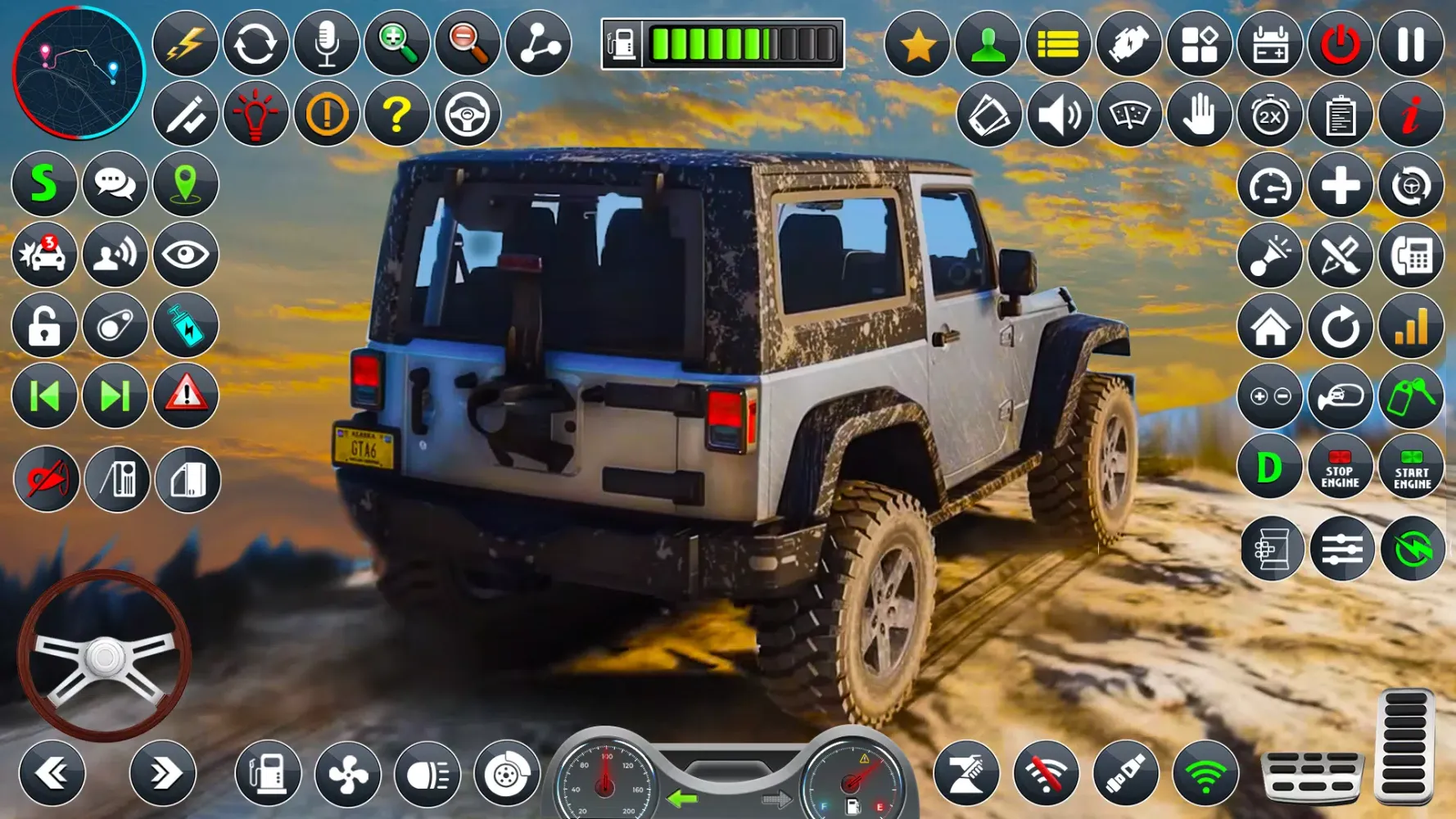 Jeep Driving Game Offroad Jeep Ekran Görüntüleri