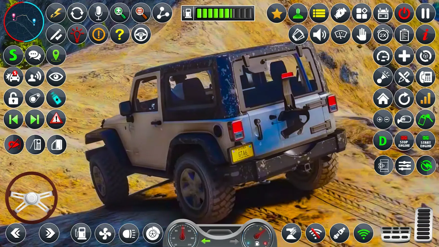 Jeep Driving Game Offroad Jeep Ekran Görüntüleri