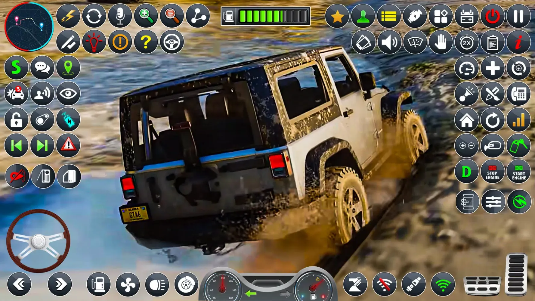 Jeep Driving Game Offroad Jeep Ekran Görüntüleri