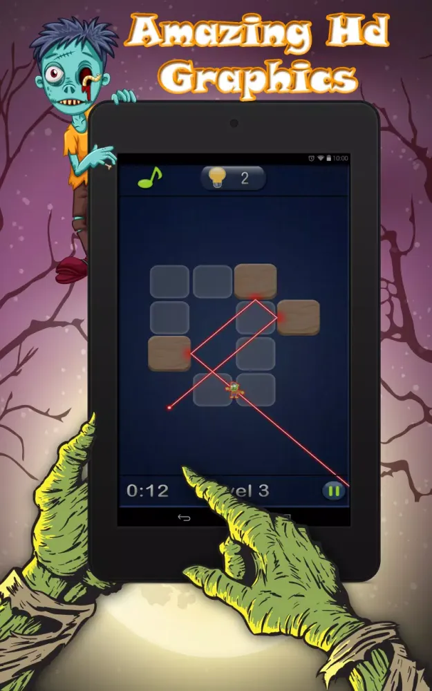 Capturas de tela do Laser Vs Zombies Plants