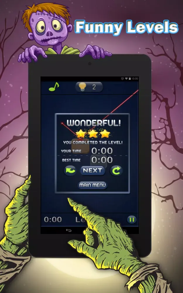 Capturas de tela do Laser Vs Zombies Plants