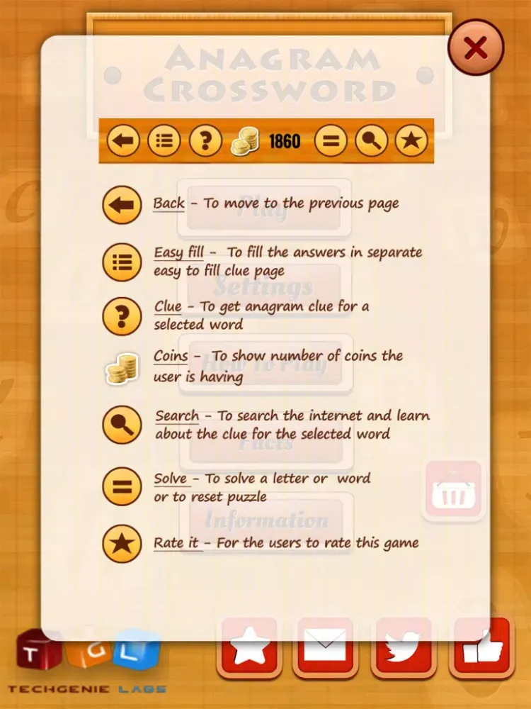 Tangkapan layar Easy Crossword - Anagram - Pack 1! iPad 