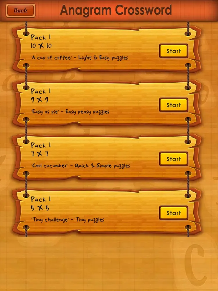 Tangkapan layar Easy Crossword - Anagram - Pack 1! iPad 