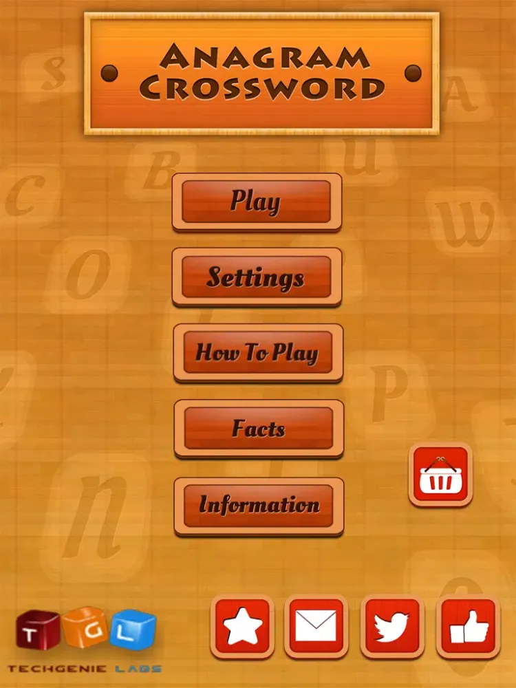 Tangkapan layar Easy Crossword - Anagram - Pack 1! iPad 