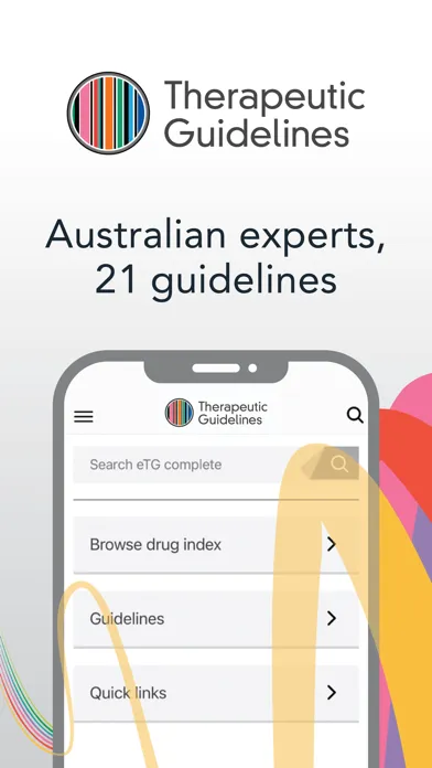 Therapeutic Guidelines سکرین شاٹس