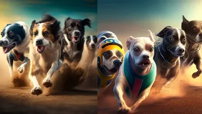 Capturas de tela do Dog Racing Puzzle Game Dog Run