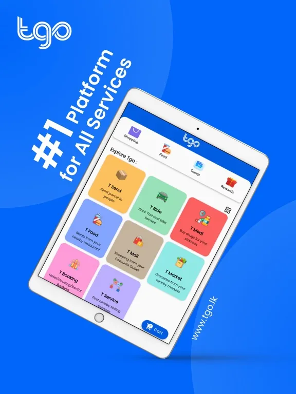 Скриншоты Tgo: Taxi, Food, Parcel & More iPad 