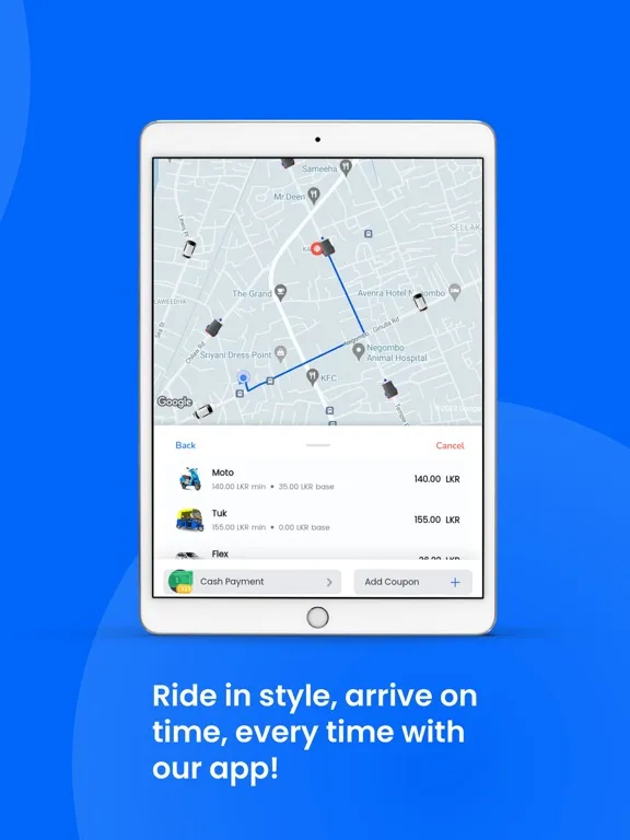 Скриншоты Tgo: Taxi, Food, Parcel & More iPad 