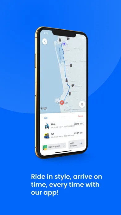 Скриншоты Tgo: Taxi, Food, Parcel & More