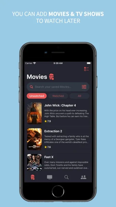 صور Watchlist: Movie & TV Shows