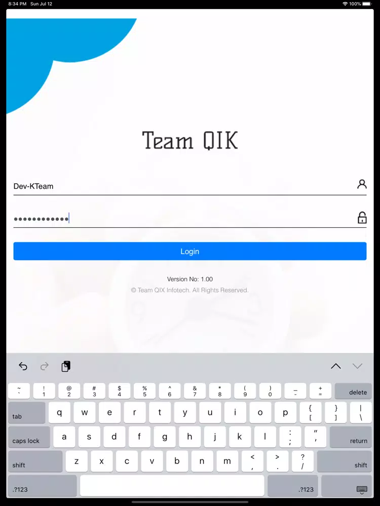 Tangkapan skrin TGRPS iPad 