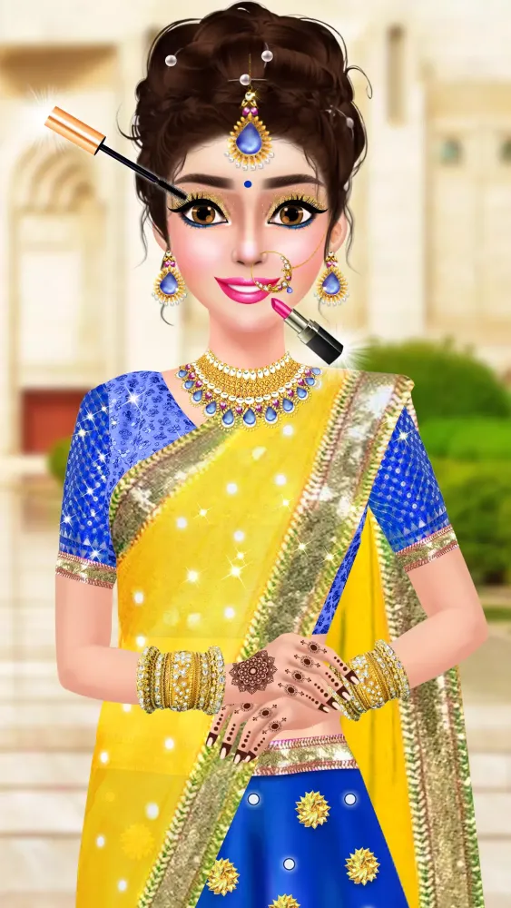 Bridal Dress Up- Makeup Game.應用截圖