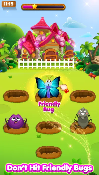 Ảnh chụp màn hình của Bug Smash: Whack A Mole