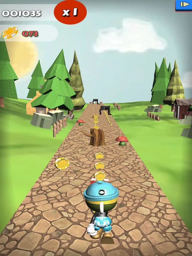 Capturas de tela do Coco Escape Subway Gold 3d Run iPad 