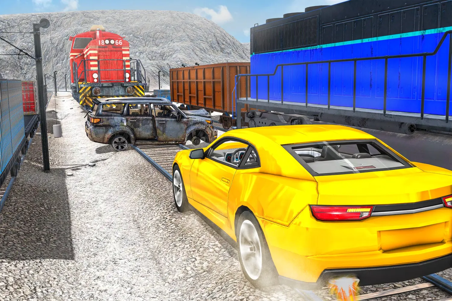 Capturas de pantalla de Derby Car Crash: Train Games