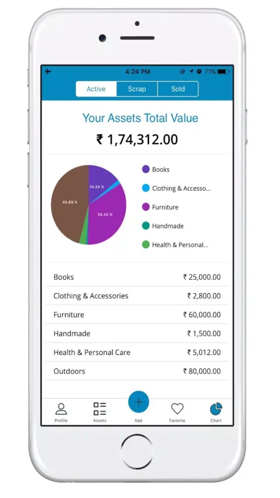 iOwnAssets - Manage your assets easily স্ক্রিনশট
