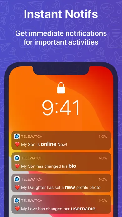 TeleWatch tracker for Telegram Ekran Görüntüleri