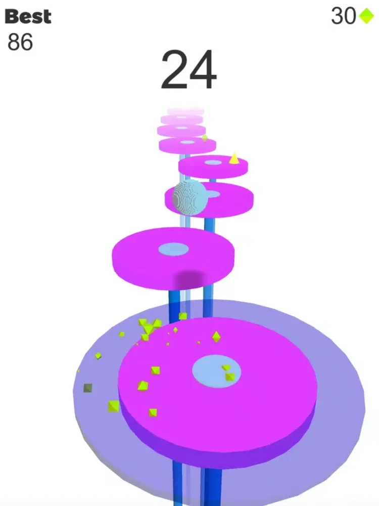 Capturas de tela do Bouncing Platform iPad 