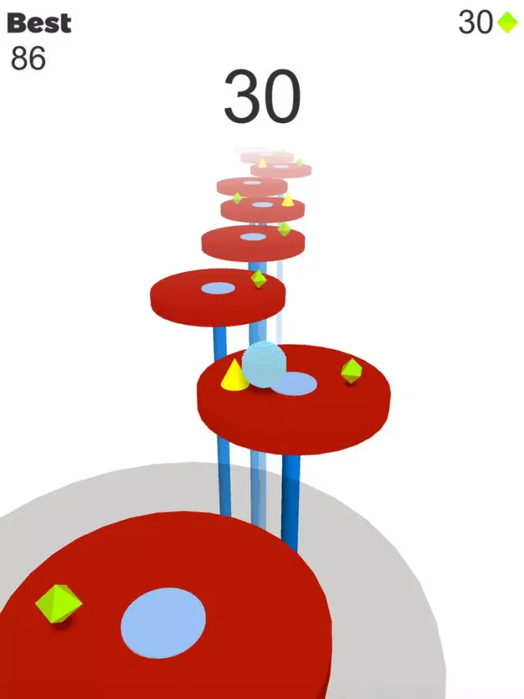 Capturas de tela do Bouncing Platform iPad 