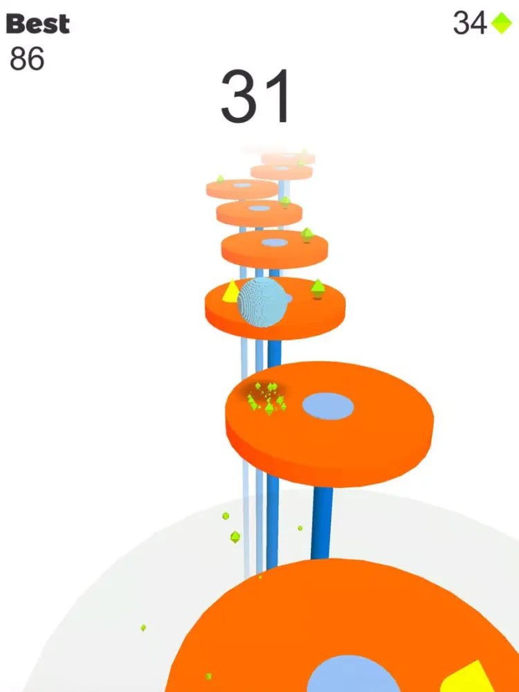 Capturas de tela do Bouncing Platform iPad 