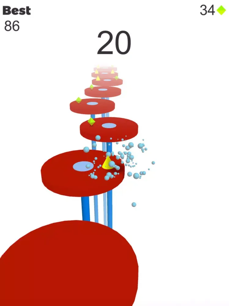 Capturas de tela do Bouncing Platform iPad 