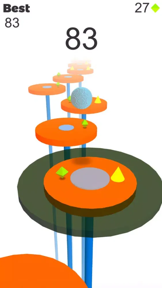 Capturas de tela do Bouncing Platform