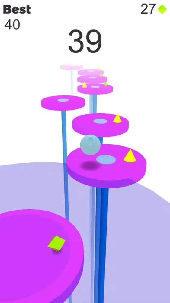 Capturas de tela do Bouncing Platform