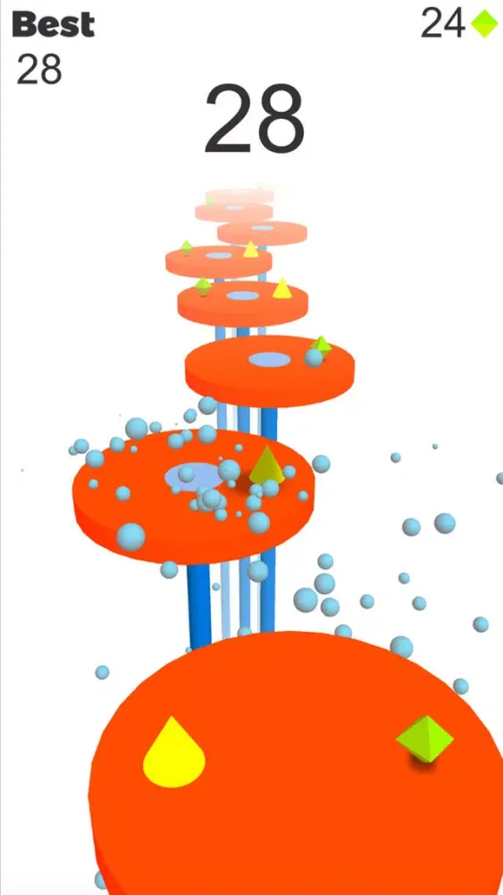 Capturas de tela do Bouncing Platform