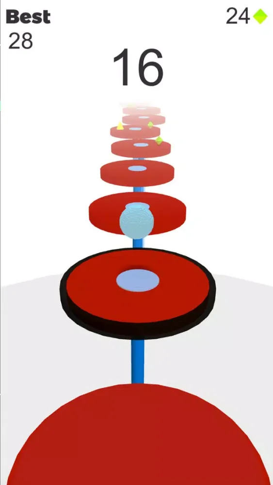 Capturas de tela do Bouncing Platform
