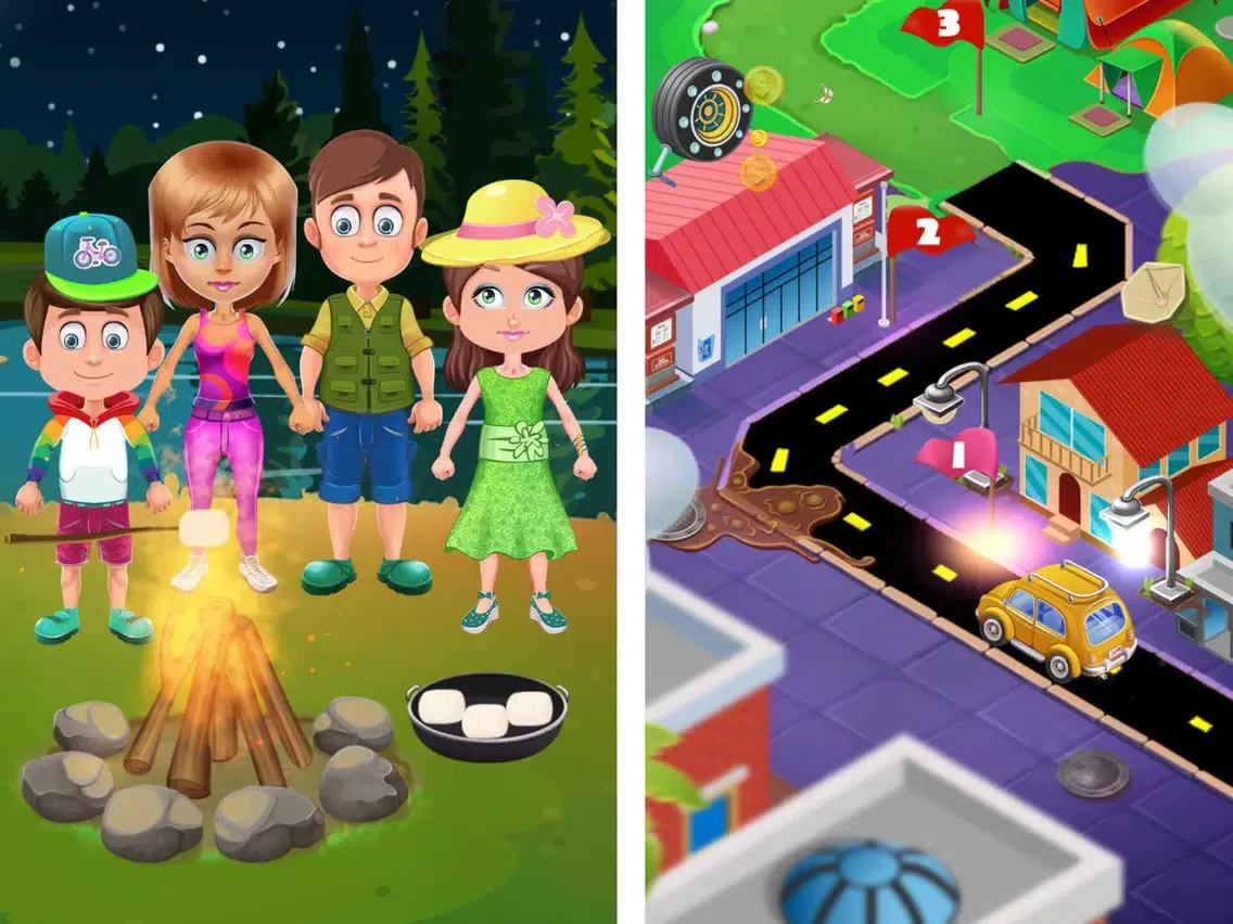Zrzuty ekranu Family Fun Camping Day iPad 