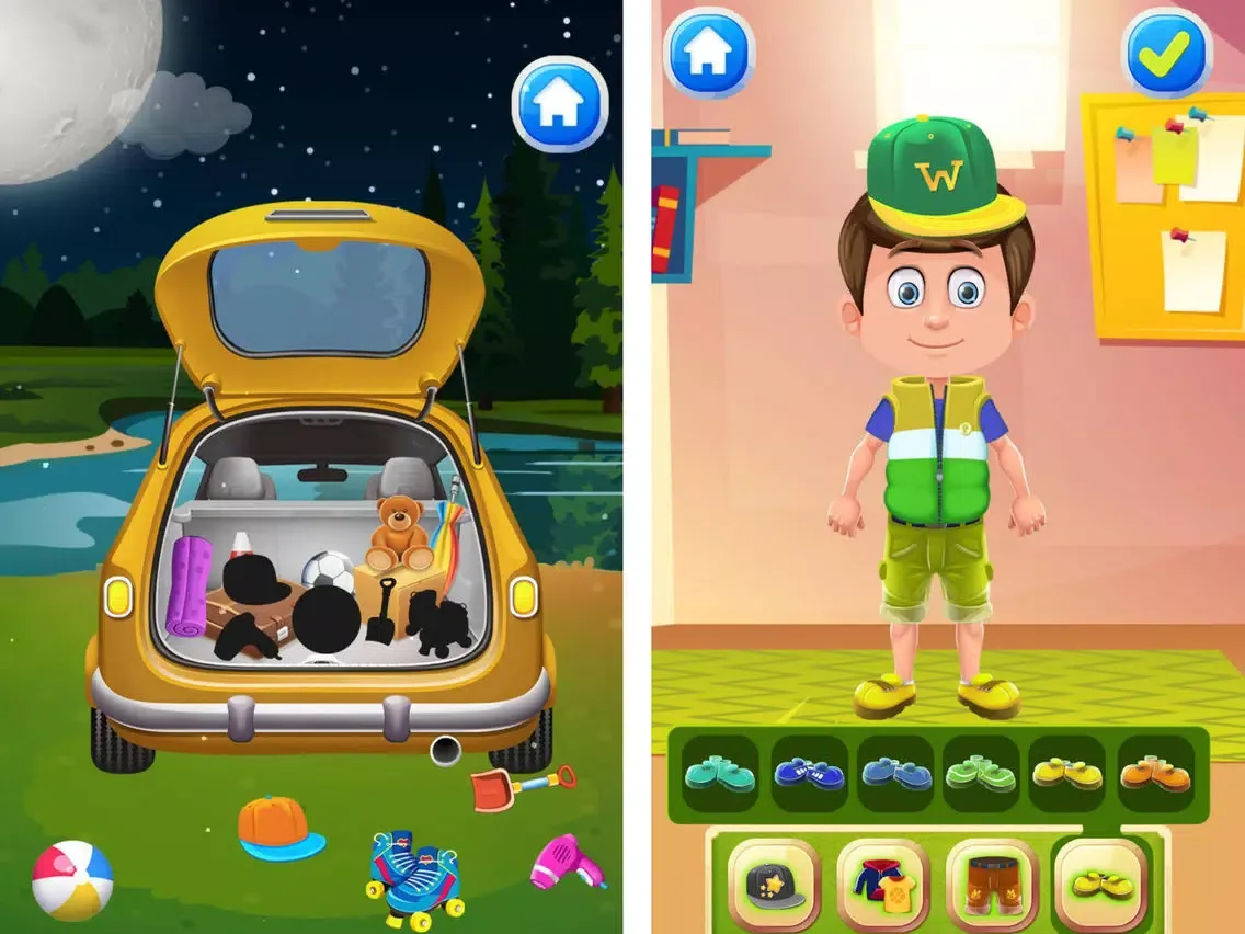 Zrzuty ekranu Family Fun Camping Day iPad 