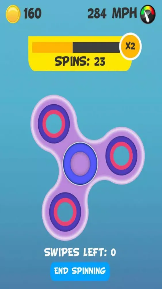 Tangkapan skrin Fidget Spinning