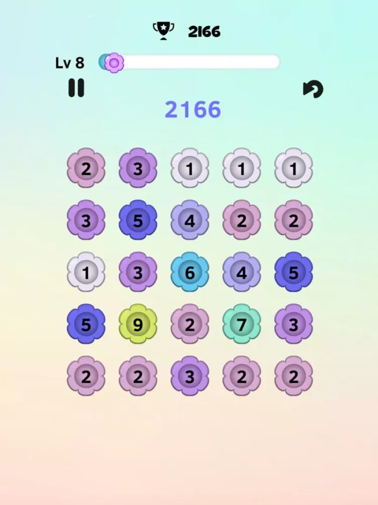 Скриншоты Flower Math iPad 